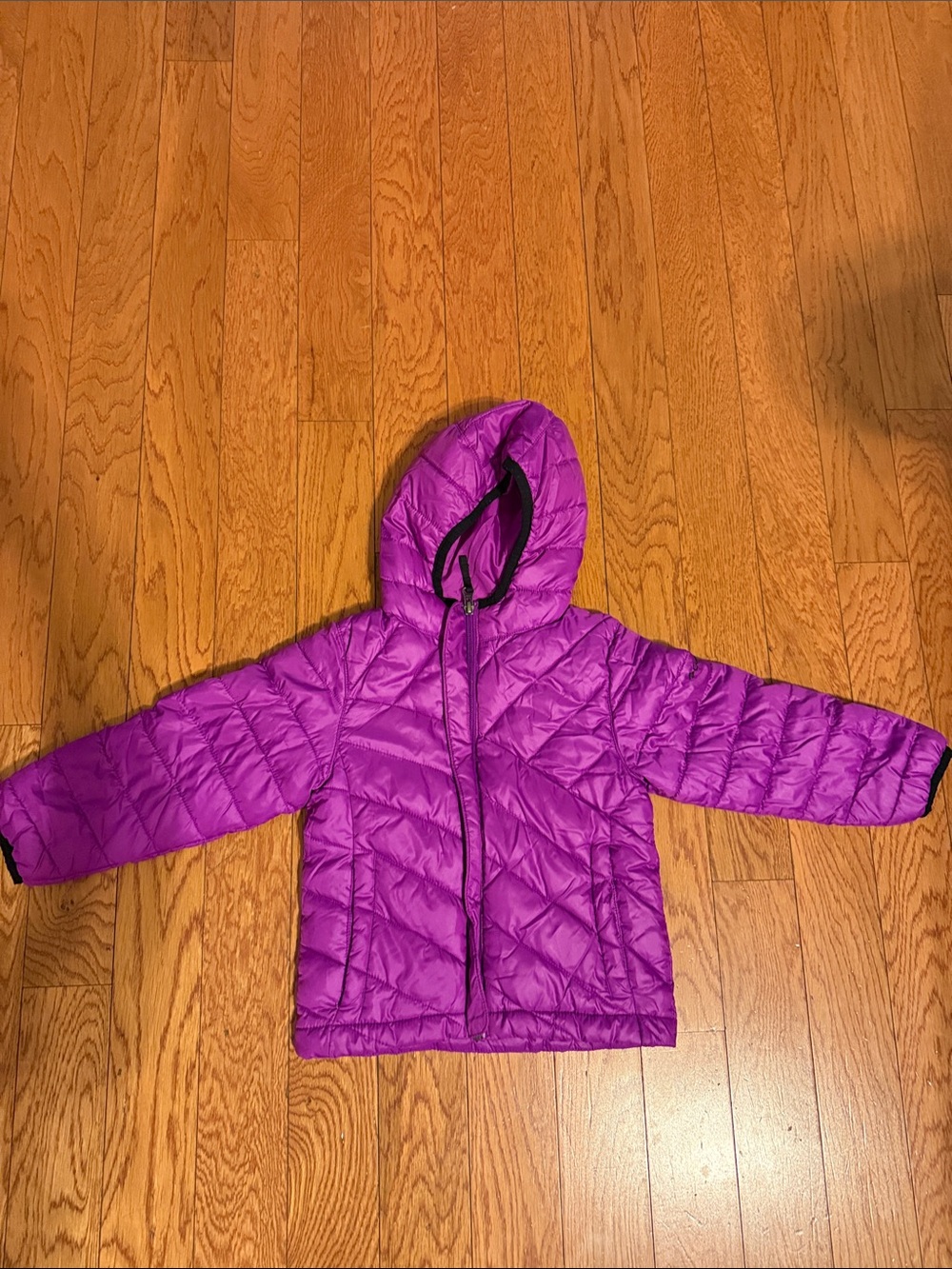 Columbia Kids Bright Purple Hooded Puffer Jacket